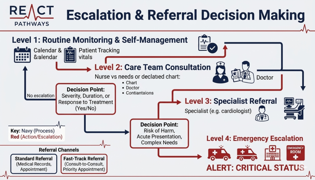 Escalation & Referral Decision Making - React Pathways